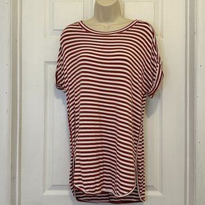 Cupio Hi-Lo Striped Tee